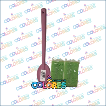 COMBO 23 - ROMYL CEPILLO LAVAESPALDA + 2 ROMYL ESPONJA PARA DUCHA + 2 Q SENS JABONES DE TOCADOR DE REGALO