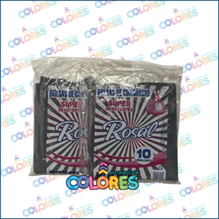 COMBO 20 - 2 ROSAL BOLSAS DE CONSORCIO 80x110 x10