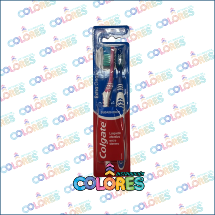 COMBO 14 - PACK COLGATE CEPILLO EXTRA CLEAN x2