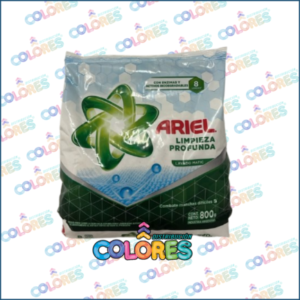 COMBO 9 - ARIEL JABÓN EN POLVO x800g MATIC