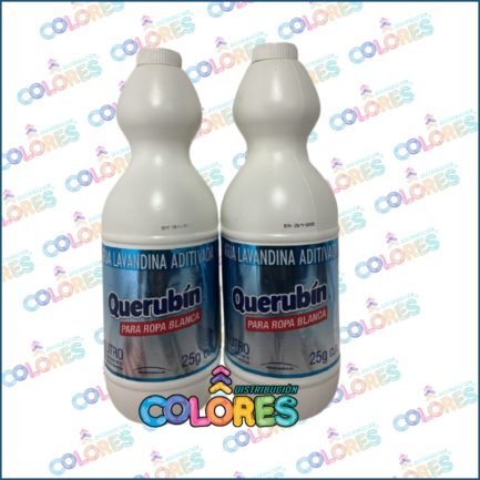 COMBO 12 - 2 QUERUBIN LAVANDINA ROPA BLANCA x1L