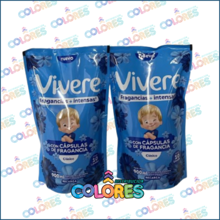 COMBO 28 - 2 VIVERE SUAVIZANTE CLÁSICO x900ml