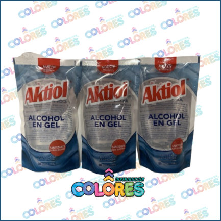 COMBO 13 - 3 AKTIOL ALCOHOL EN GEL x220ml DOY PACK