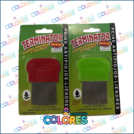 COMBO 10 - 2 TERMINATOR PEINE PIOJOS Y LIENDRES