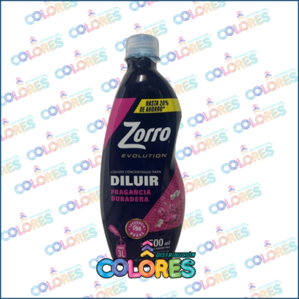 COMBO 3 - ZORRO JABÓN LÍQUIDO PARA DILUIR x500ml FRAGANCIA DURADERA