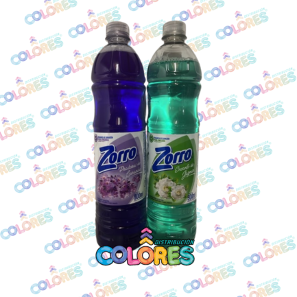 COMBO 23 - 2 ZORRO LIMPIADOR LÍQUIDO x900ml PISOS FRAGANCIAS SURTIDAS