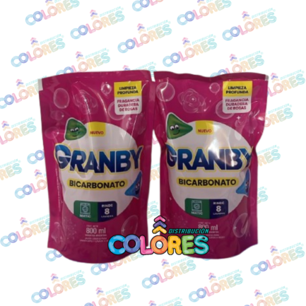 COMBO 7 - 2 GRANBY JABÓN LÍQUIDO x800ml ROSAS