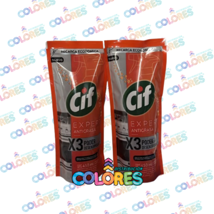 COMBO 8 - 2 CIF LIMPIADOR ANTIGRASA x450ml