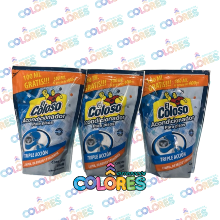 COMBO 19 - 3 EL COLOSO ACONDICIONADOR DE PISOS x500ml