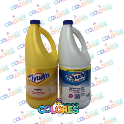 COMBO 18 - AYUDIN LAVANDINA ORIGINAL x2L + AYUDIN LAVANDINA ROPA BLANCA x2L