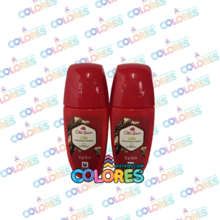 COMBO 6 - 2 OLD SPICE DESODORANTE ROLLON LEÑA