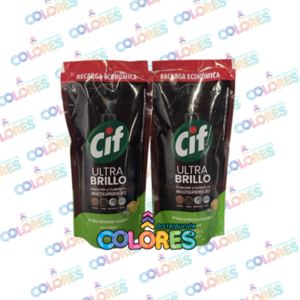 COMBO 5 - 2 CIF ULTRA BRILLO PISOS x380ml