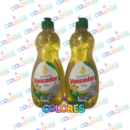 COMBO 18 -  VENCEDOR DETERGENTE x500ml LIMÓN