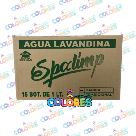 COMBO 17 - 1 BULTO x15u SPALIMP LAVANDINA COMÚN x1L