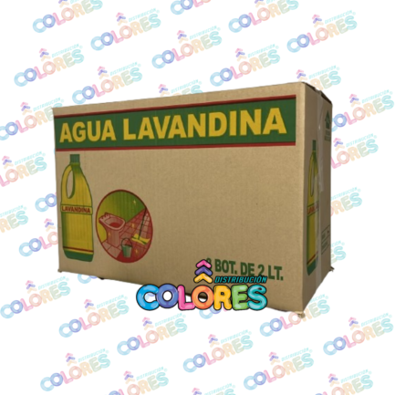 COMBO 16 - 1 BULTO x8u SPALIMP LAVANDINA COMÚN x2L