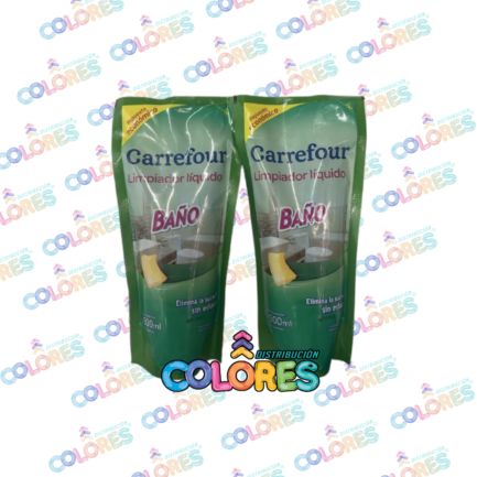 COMBO 9 - 2 CARREFOUR LIMPIADOR BAÑOS x500ml